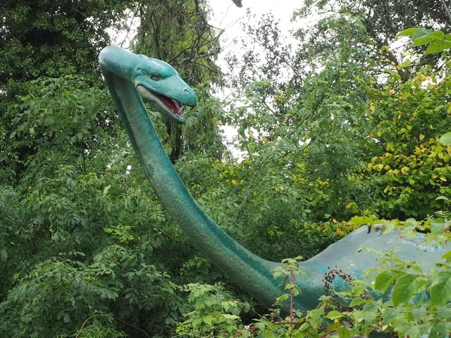 langer Hals eines Plesiosauriers