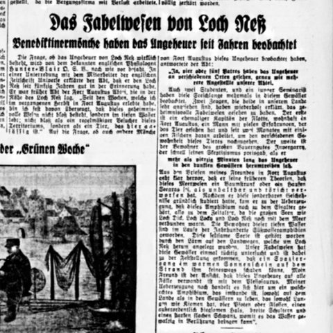 Dt. Reichszeitung vom 27.1.1934