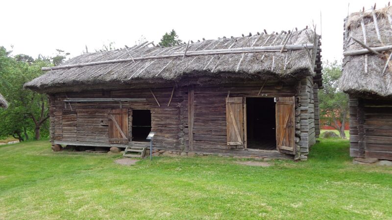Historisches Haus in Finnland
