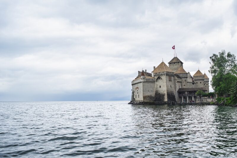 Burg am See in der Schweiz