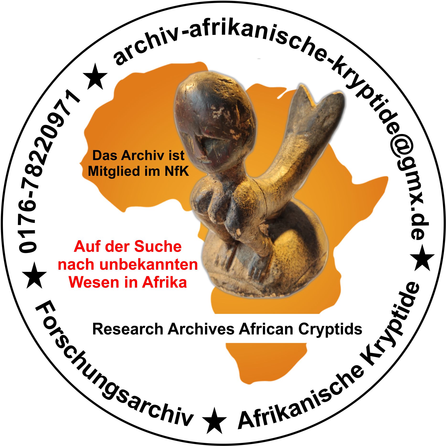Logo des Archivs "Afrikanische Kryptide"